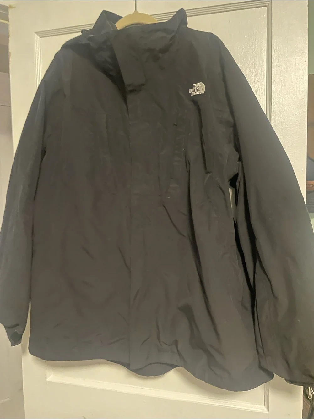 The North Face Black Hooded Jacket Shell